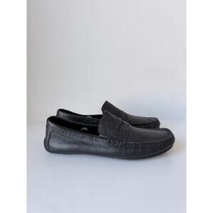 Marc Joseph New York Men's 13 Shoes Black Leather Slip On Casual Driving Loafer